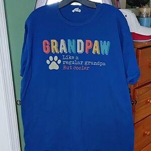 SOLD❌Blue Grandpaw Graphic T-Shirt Xl